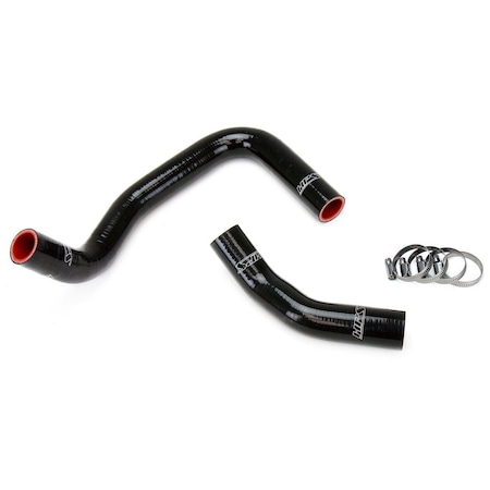 Hps Performance High Temp Reinforced Silicone Radiator Coolant Hose Kit, Black, 57-1202-BLK