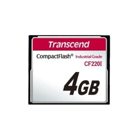 Transcend Information Transcend CF220I 4 GB CompactFlash - 2 Year Warranty TS4GCF220I