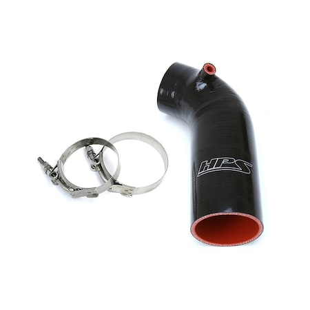 Hps Performance High Temp Reinforced Silicone Air Intake Hose Kit, Black,  57-1596-BLK