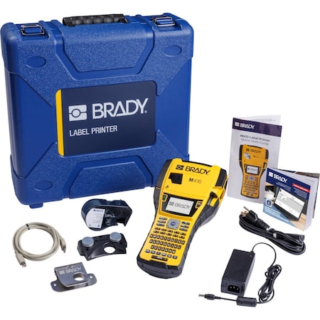Brady Brady M410 1in Portable Label Printer with Product and Wire ID Software and Accessories Kit M410-PWID