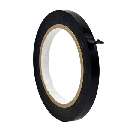 Wod Tape PVC, Black, 3/8 inch (9mm) W., 6 mil Thickness, 128 PK WOD VTC606-00375-128-60-BLA