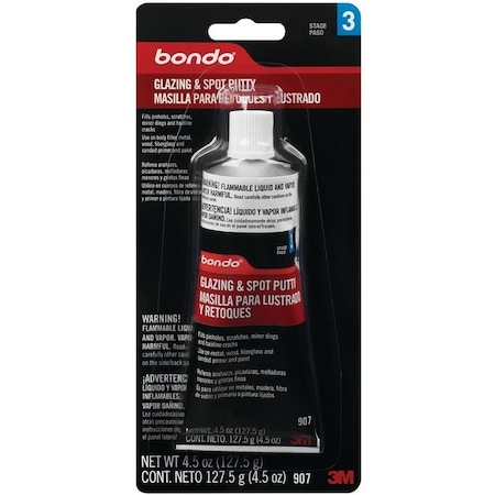 Bondo PUTTY GLAZE&SPOT 4.5 OZ 907
