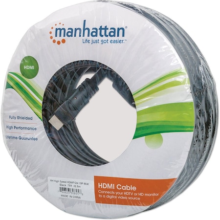 Manhattan 75 ft HDMI M-M cable 308458