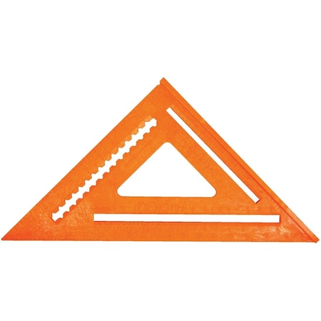 Johnson Level 12'' Plastic Structo-Cast Rafter Square RAS-170B-ORA