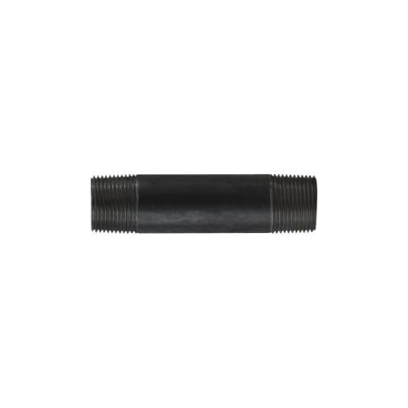 Midland Industries NIPPLE PIPE WLD 1IN MPT 1IN MPT 3IN BK 57103