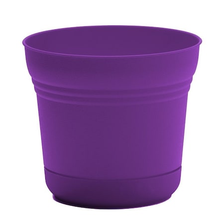 Bloem Saturn Series Planter, 7-1/4 in Dia, 6-1/2 in H, Round, Plastic, Royal Lilac SP07928