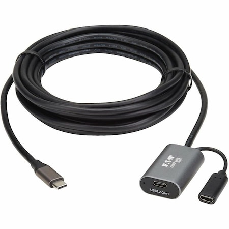Eaton EATON USB 3.2 Gen 1 Active Extension Cable W USB-C Charging USB-C To U330-05M-C2C-C