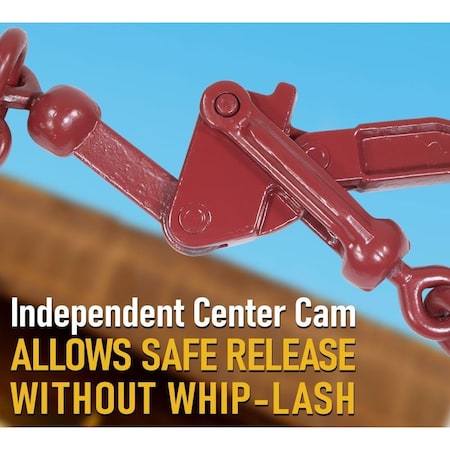 Mytee Products G70 Recoil-Less Safety Release Chain Binder - 5/16in - 3/8in 5400 WLL Lever Snap Chain Binder CBLS516R