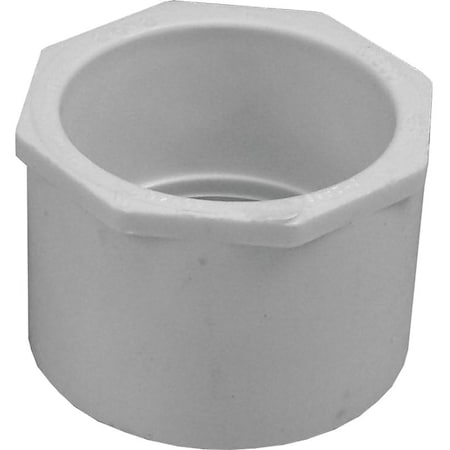 Genova LASCO Reducing Bushing, 212 x 2 in, Spigot x Slip, PVC, SCH 40 Schedule 437292BC