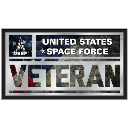 Holland Bar Stool Co United States Space Force 26in x 15in Veteran Wall Mirror MVet