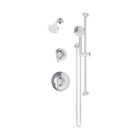 Symmons Birch HydroMersion Double Handle Shower Trim Kit with Hand Spray 599515TRM