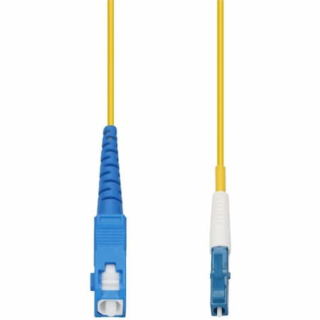 Add-On 7M LC/SC M/M YELLOW OS2 SIMPLEX PLENUM FIBER PATCH CABLE ADD-SC-LC-7MS9SMFP