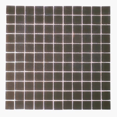 Apollo Tile Ash Gray 11.8 in x 11.8 in Glass Matte Floor and Wall Mosaic Tile 9.67 sqft/case, 10PK APLA88098M 1X1A
