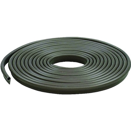 M-D Building Products Gasket Weatherstrip, 12 in W, 17 ft L, Vinyl, Brown 78196