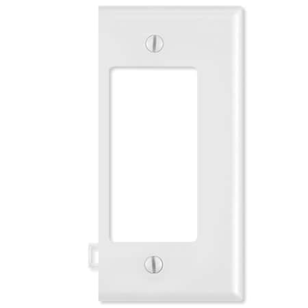 Ezgeneration LVPSE26x-LVPSE26W Decora Sectional Wallplate End Section, White EZ1558529