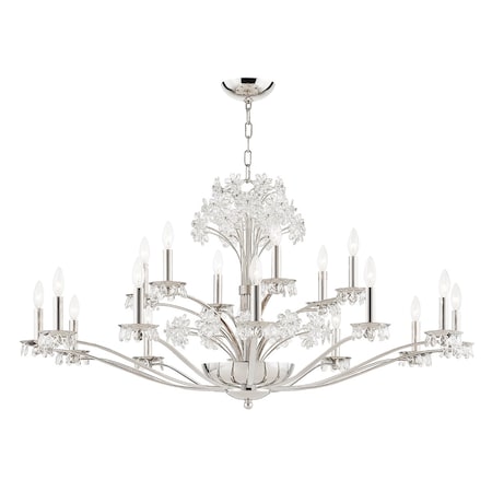 Hudson Valley Lighting Beaumont 20 Light Chandelier 48 In. Polished Nickel 4452-PN