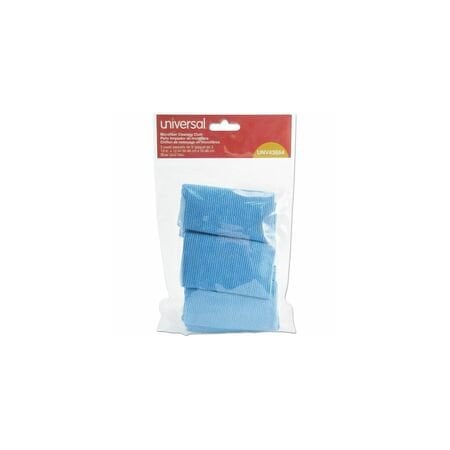 Universal Microfiber Cleaning Cloth, 12 x 12, Blue, 3PK UNV43664