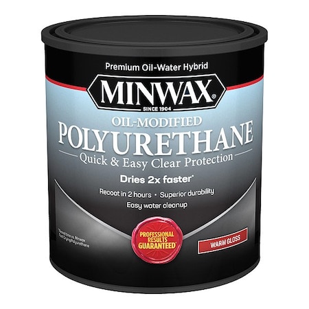 Minwax Finish, 1 qt, Gloss, Clear 630150444