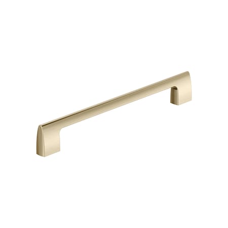 Amerock Riva 8-13/16 inch 224mm Center-to-Center Golden Champagne Cabinet Pull BP55489BBZ