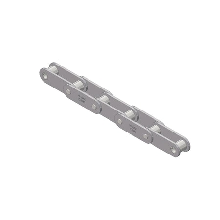 Senqcia Hi-Max Conveyor Series Double Pitch Riveted Standard , 10 ft OAL, 1P, .312 Dia x .313 W C2040HMRB