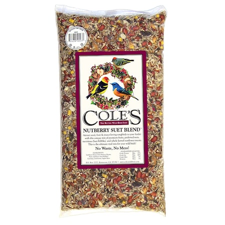 Coles Nutberry Suet Blend Wild Bird Food 5 lb NB05