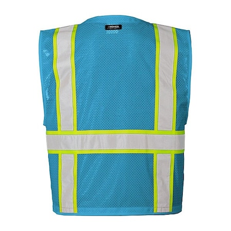 Kishigo Safety Vest, Blue, Size L/XL B110-L-XL