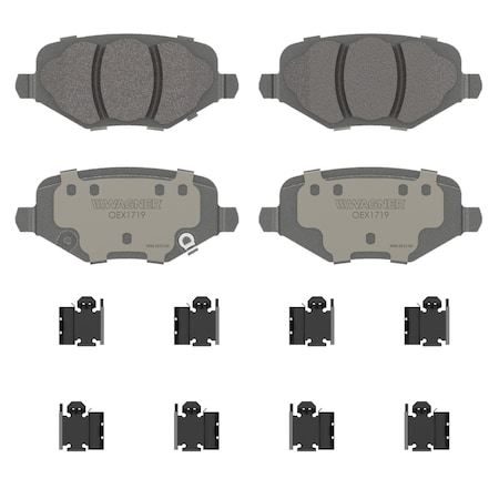 Wagner Brake OEX Rear Disc Brake Pad Set Premium Ceramic,  OEX1719