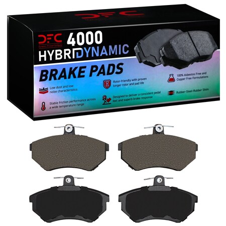 Dfc 4000 HybriDynamic, Disc Brake Pad Set,  4000-0696-00