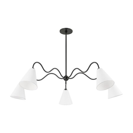Mitzi Tali Roth X Onda 5 Light Chandelier 63 In. Old Bronze H699805-OB