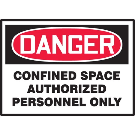 Accuform Danger Safety Label LCSP240XVE