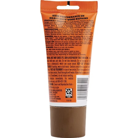 Gorilla Glue 6 Oz. Walnut Wood Filler Tube 112126