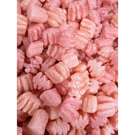 Bubblefast FunPak Red Trees Packing Peanuts Plant Based Biodegradable Compostable 1.5 cu ft Bag FP 1.5-Red Christmas Tres