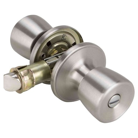 Prosource Privacy Lockset, Bell, Tulip Design, Stainless Steel T-5764SS-BK