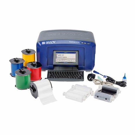 Brady Desktop Printer, Multi-Color, 300 dpi S3700-KIT-COLOR