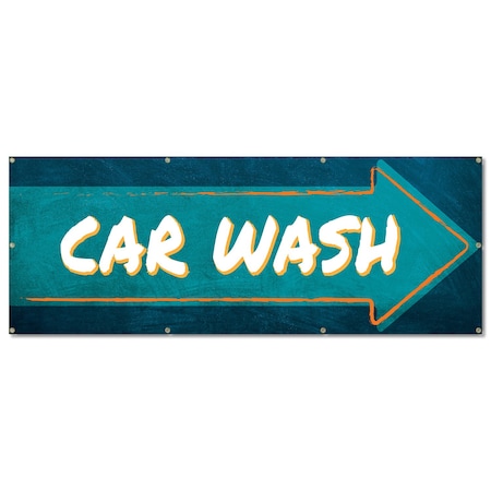 Signmission Car Wash, 36 Inch, Banner B-96-30353