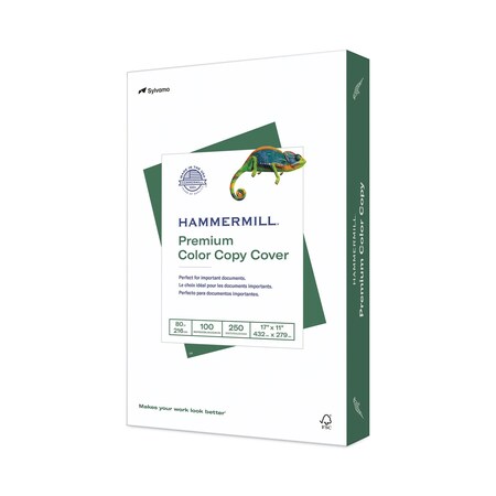Hammermill Premium Color Copy Cover, 100 Bright, 80 lb Cover Weight, 17 x 11, 250 PK 12003-7