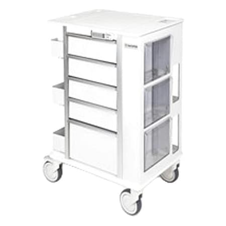 Marketlab Medical Procedure Cart, Aluminum, 42 in H 138760E
