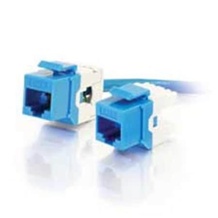 Fasttrack Cat6 180? Keystone Jacks - Blue FA260684