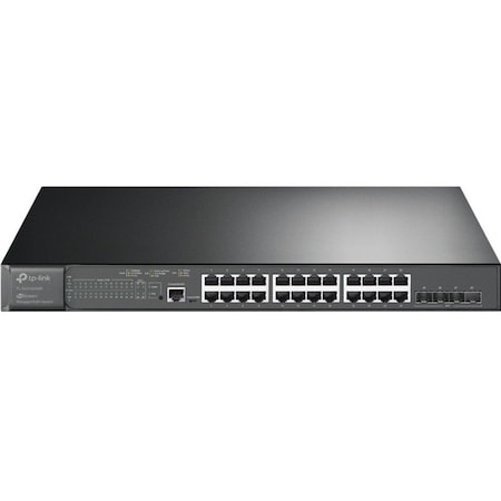 Tp-Link JetSteam 24-Port Gigabit and 4 4-Port 10GE SFP+ L2+ Managed Switch with PoE+ TL-SG3428XMP