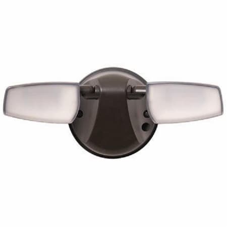 Cooper Lighting Twin Head LED Outdoor Security Flood Light, Bronze 102342
