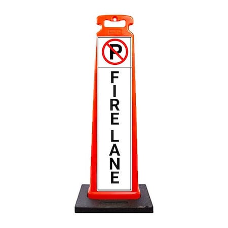 Eastern Metal Signs And Safety Vertical Panel Kit, Orange, Polyethylene VP-4100-NPFL