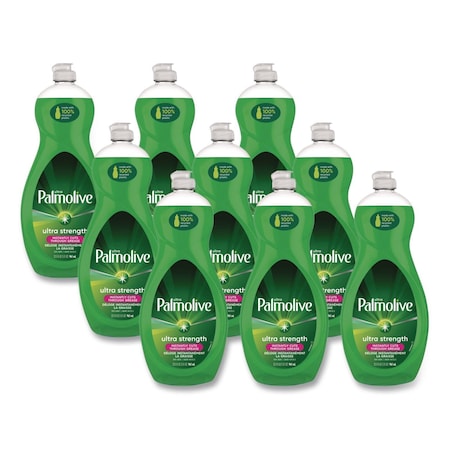 Palmolive Dishwashing Liquid, Green Scent, 32.5 oz Bottle, 9PK US04282A