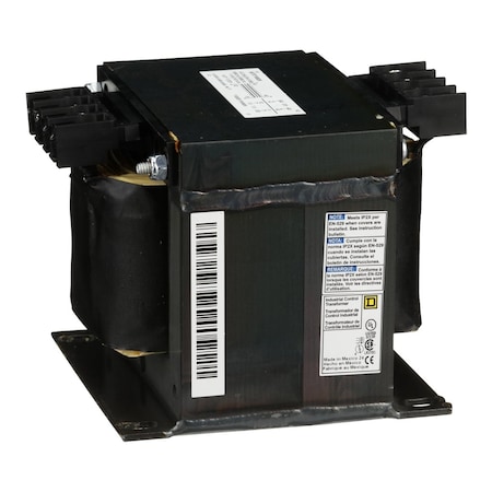 Schneider Electric Control Transformer, 1 kVA, 120V AC, 600 V 120 V; 575 V 115 V; 550 V 110 V 9070T1000D5