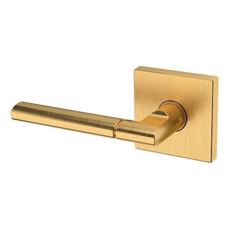 Baldwin Baldwin Preconfigured L021 Lever with R017 Rose Left Hand Half Dummy Lock Lifetime Satin Brass L021044LDM