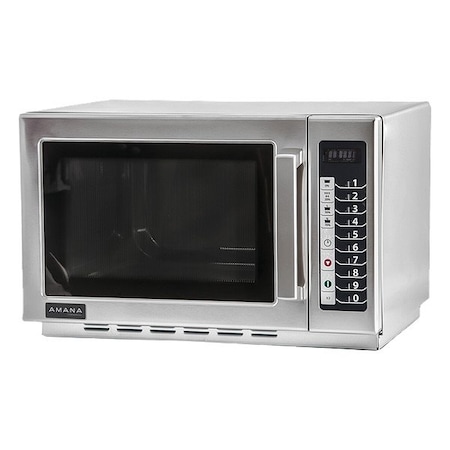 Amana MicrowaveOven, Silver, 1.2cuft, 22inW RCS10TS