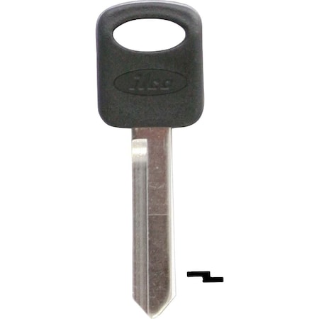 Kaba Ilco Ford Nickel Plated Automotive Key, H67-P / H67P, 5PK AJ01457002
