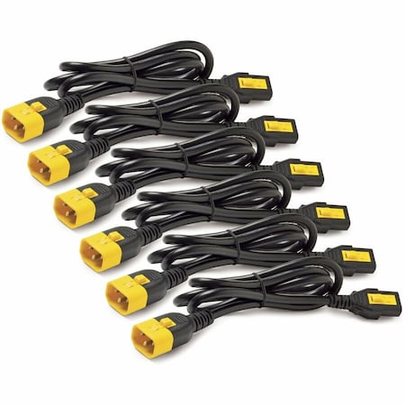 Apc POWER CORD KIT 6 EA, LOCKING, C13 TO C14, 1.2M, NORTH AMERICA AP8704S-NA