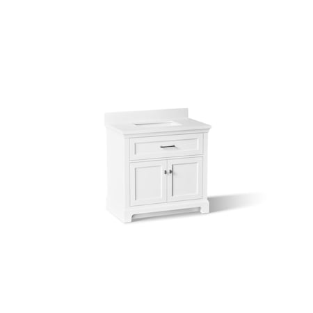 Kohler Charlemont 36" bathroom vanity cabinet with sink and quartz top 29261-BD1-0