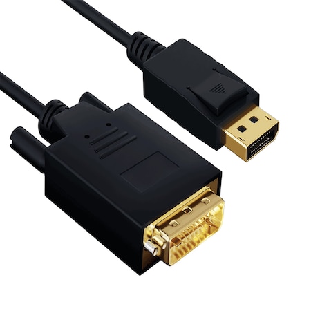 Sanoxy 15ft Gold Plated Premium DisplayPort to DVI Male to Male Cable 28AWG SNX-CBL-LDR-DP102-1115