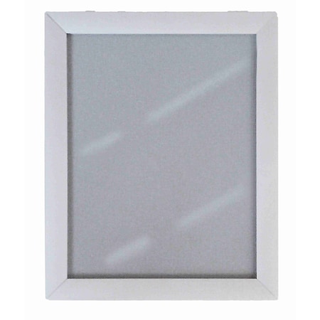 Aarco Snap Frame Menu/Document/Satin Anodized Poster Holder, Wall Mounted, 11''H x 8 1/2''W SN1185